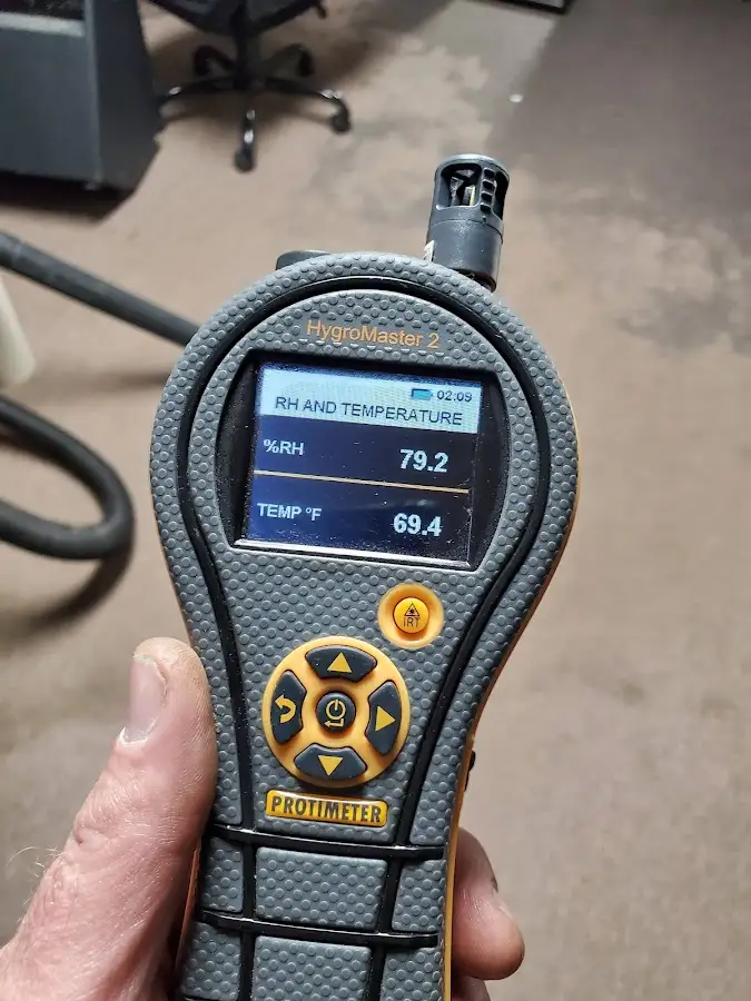 Moisture meter humidity assessment for Fire & Smoke Damage Restoration in Kaneohe